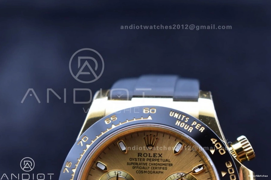 Best 116518 SA Oysterflex Reliable 764 Strap Dial Daytona on BTF 1:1 Rubber Edition Lume YG 0131